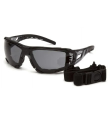 Окуляри захисні з ущільнювачем Pyramex Fyxate Super Anti-Fog H2MAX, сірі