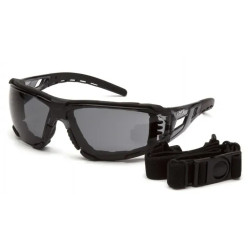 Окуляри захисні з ущільнювачем Pyramex Fyxate Super Anti-Fog H2MAX, сірі