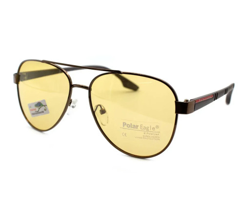 Окуляри фотохромні з поляризацією Polar Eagle PE8435-C2 Photochromic, жовті