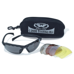 Окуляри захисні зі змінними лінзами Global Vision C-2000 Touring Kit
