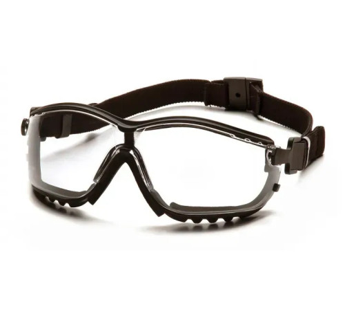 Окуляри захисні з ущільнювачем Pyramex V2G+RX Anti-Fog, прозорі з діоптрійною вставкою