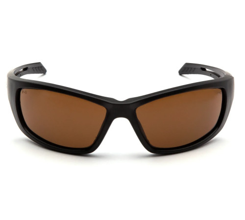 Окуляри захисні Venture Gear Tactical Howitzer Black Anti-Fog, коричневі