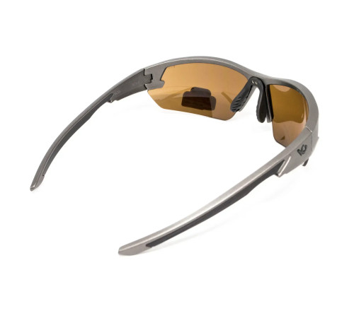 Окуляри захисні Venture Gear Tactical Semtex 2.0 Gun Metal Anti-Fog, коричневі