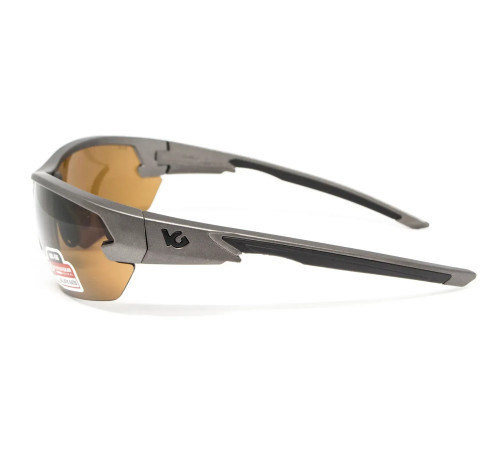 Окуляри захисні Venture Gear Tactical Semtex 2.0 Gun Metal Anti-Fog, коричневі