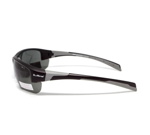 Окуляри захисні поляризаційні BluWater Samson-3 Z87.1 Polarized, сірі