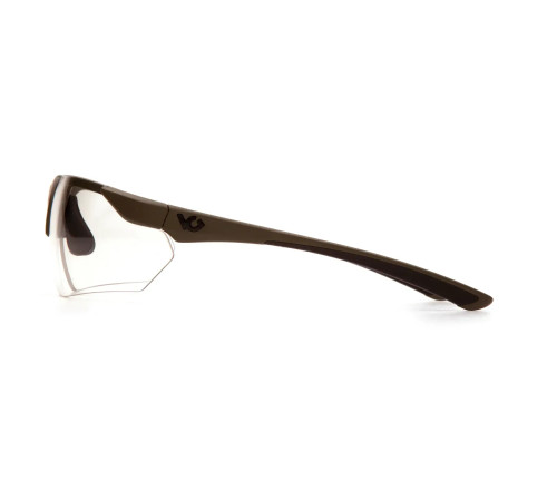 Окуляри захисні Venture Gear Tactical Drone 2.0 Green Anti-Fog, прозорі