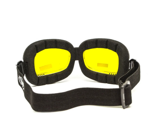 Окуляри захисні з ущільнювачем Global Vision Retro Joe, жовті