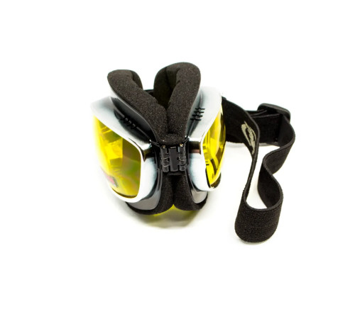 Окуляри захисні з ущільнювачем Global Vision Retro Joe, жовті