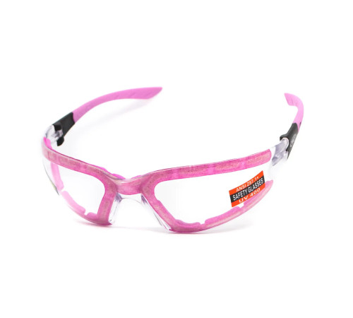 Окуляри захисні з ущільнювачем Global Vision Ruthless Purple Anti-Fog, прозорі