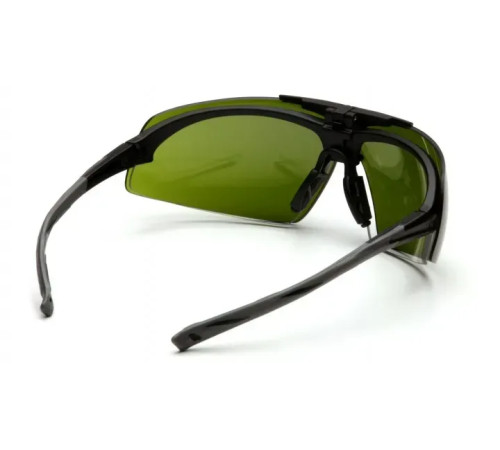 Окуляри захисні Pyramex Onix Plus Anti-Fog, прозорі, з відкидним фільтром