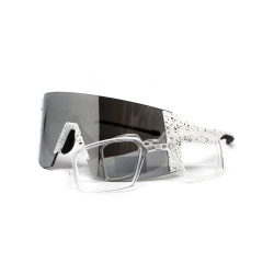 Окуляри захисні Global Vision Astro+RX White, сірі 