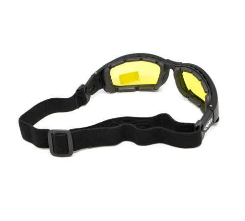 Окуляри захисні з ущільнювачем Global Vision Assault Anti-Fog, жовті