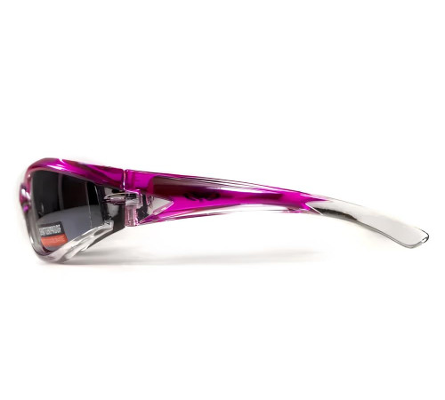 Окуляри захисні з ущільнювачем Global Vision FlashPoint Pink, рожеві