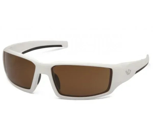 Окуляри захисні Venture Gear Pagosa White Anti-Fog, коричневі