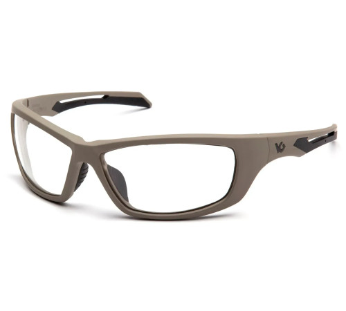 Окуляри захисні Venture Gear Tactical Howitzer Tan Anti-Fog, прозорі