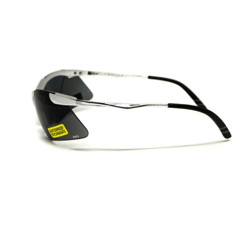 Окуляри захисні з металевими дужками Avis Lightning, сірі