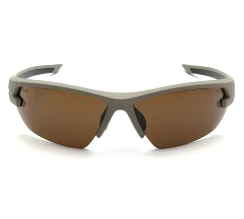 Окуляри захисні Venture Gear Tactical Semtex Tan Anti-Fog, коричневі