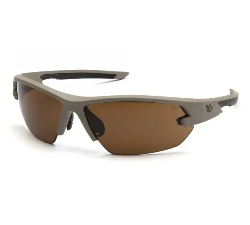 Окуляри захисні Venture Gear Tactical Semtex Tan Anti-Fog, коричневі