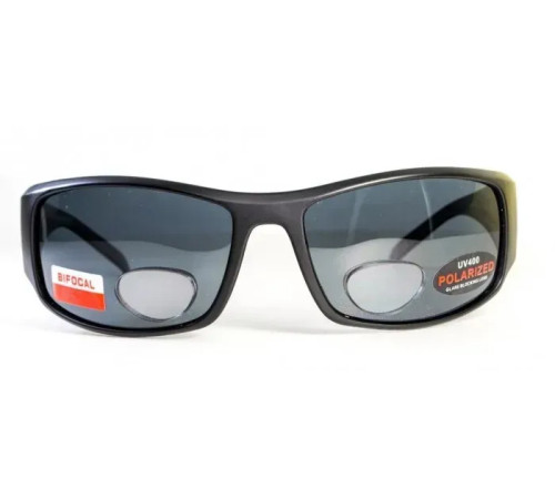 Окуляри біфокальні поляризаційні BluWater Bifocal-1 (+1.5), сірі