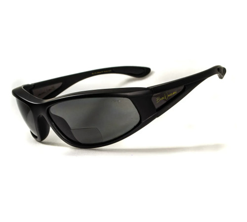 Окуляри захисні біфокальні поляризаційні BluWater Winkelman-2 (+2.5), чорні