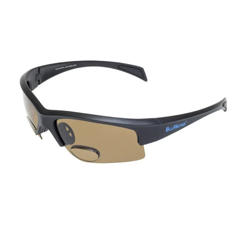 Окуляри біфокальні поляризаційні BluWater Bifocal-2 (+2.0), коричневі