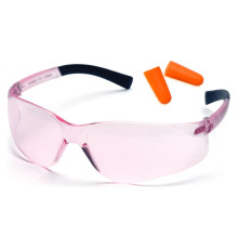 Окуляри захисні Pyramex Mini-Ztek combo, рожеві 