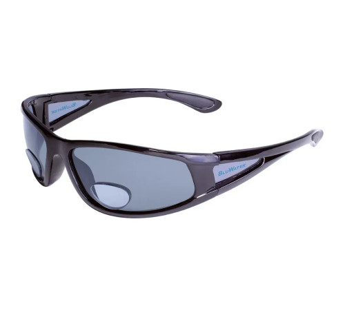 Окуляри біфокальні поляризаційні BluWater Bifocal-3 (+1.5), сірі