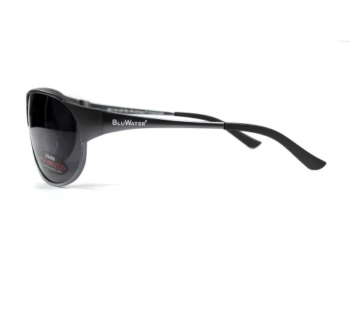Окуляри поляризаційні BluWater Alumination-3 Gun Metal Polarized, сірі
