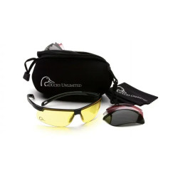 Окуляри захисні зі змінними лінзами Ducks Unlimited Ducab-2 shooting KIT, Anti-Fog