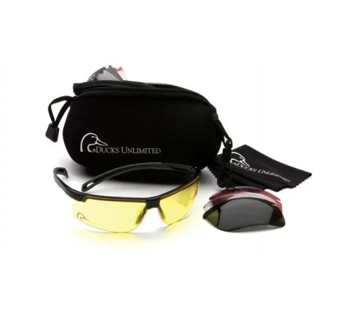 Окуляри захисні зі змінними лінзами Ducks Unlimited Ducab-2 shooting KIT, Anti-Fog