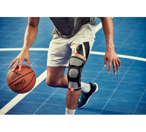 Наколінники Adidas Innwell L, чорно-сірі