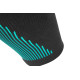 Бандаж для коліна Reebok Knitted Compression Thigh Sleeve розмір M, чорно-бірюзові