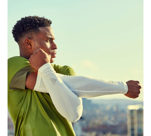 Компресійні рукави ADIDAS білі L/XL ADSL-13025WH Компресійні рукави ADIDAS білі L/XL ADSL-13025WH