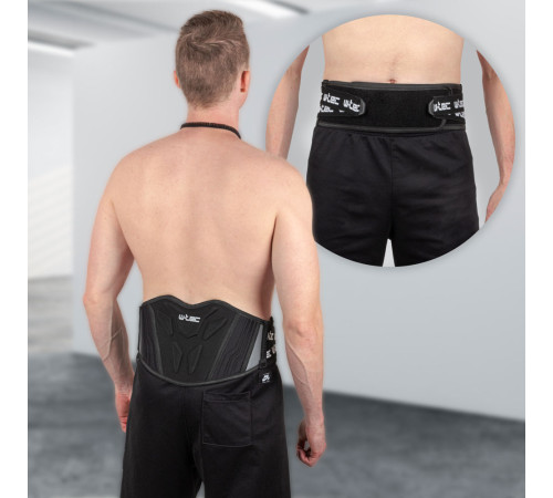 Поперековий пояс нирковий W-TEC Routebelt - чорний/XXL Поперековий пояс нирковий W-TEC Routebelt - чорний/XXL