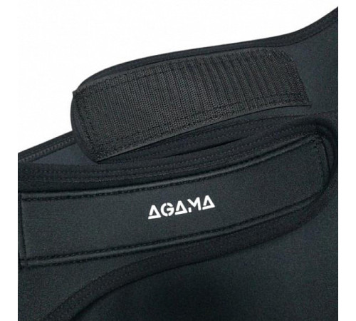 Пояс нирковий Agama Nylon X4 4 мм - 4XL - чорний Пояс нирковий Agama Nylon X4 4 мм - 4XL - чорний