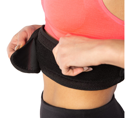 Коректор постави ONE FITNESS KP207 розмір L, чорний