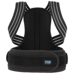 Коректор постави ONE FITNESS RP207 чорний, розмір L