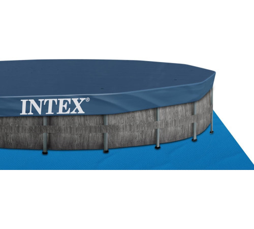 Басейн каркасний 21в1 INTEX 126744, 549 x 122 см, темно-сірий