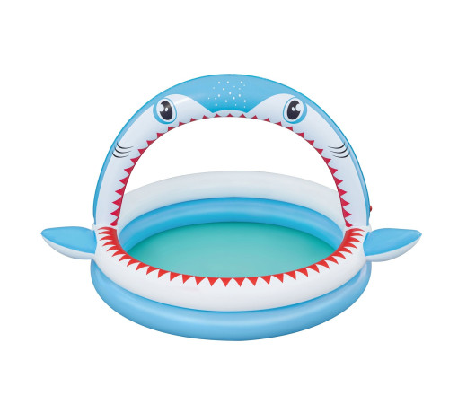 Басейн надувний дитячий Sharktastic Bestway 53157 163x127x92 см