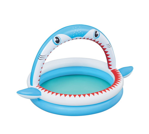 Басейн надувний дитячий Sharktastic Bestway 53157 163x127x92 см