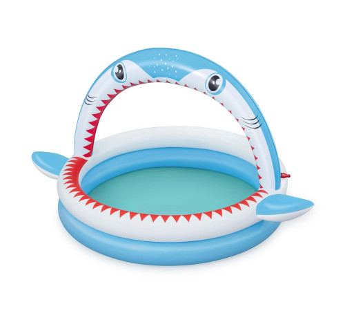 Басейн надувний дитячий Sharktastic Bestway 53157 163x127x92 см