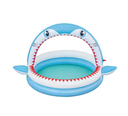 Басейн надувний дитячий Sharktastic Bestway 53157 163x127x92 см