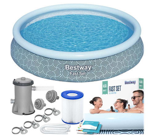 Basen ogrodowy rozporowy 457 x 84 cm 9w1 Bestway 57313NN