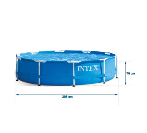 Басейн каркасний 16в1 INTEX 28202GN, 305 x 76 см, синій Басейн каркасний 16в1 INTEX 28202GN, 305 x 76 см, синій