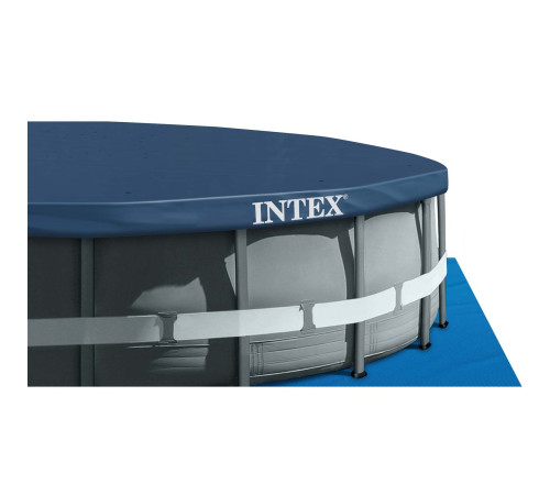 Басейн каркасний 21в1 INTEX 26334, 610 х 122 см, темно-сірий