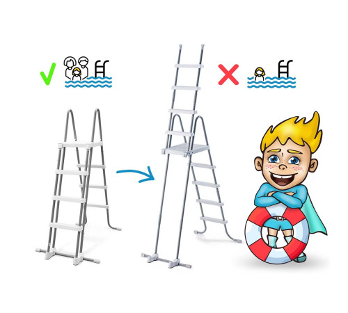 Басейн каркасний 21в1 INTEX 26334, 610 х 122 см, темно-сірий