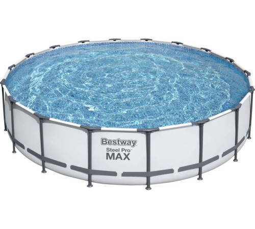 Басейн каркасний Bestway Steel Pro MAX з аксесуарами, 549x122 см - білий