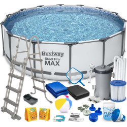 Басейн каркасний 19в1 Bestway 5612X Steel Pro Max 427 см 