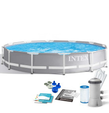Басейн каркасний 9в1 INTEX 26712GN, 366 x 76 см 
