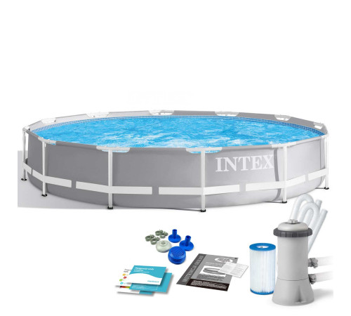 Басейн каркасний 9в1 INTEX 26712GN, 366 x 76 см Басейн каркасний 9в1 INTEX 26712GN, 366 x 76 см